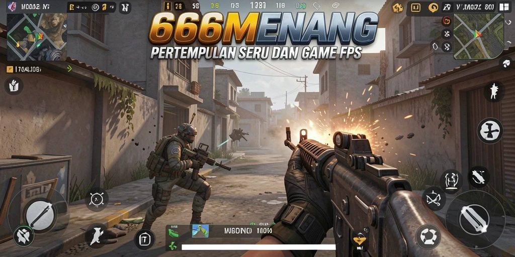 Gameplay seru dalam pertempuran FPS yang menegangkan.