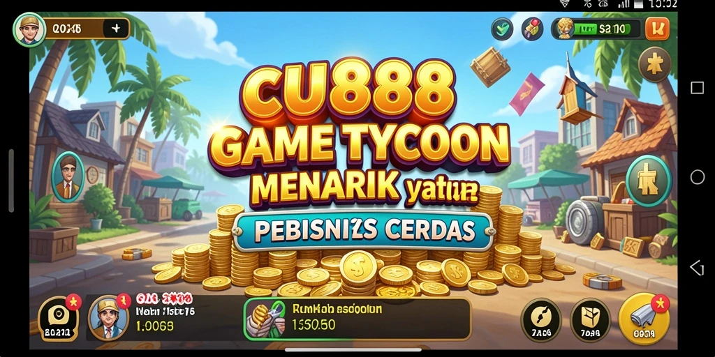 Tangkapan layar gameplay Tycoon yang menampilkan manajemen bisnis yang seru.