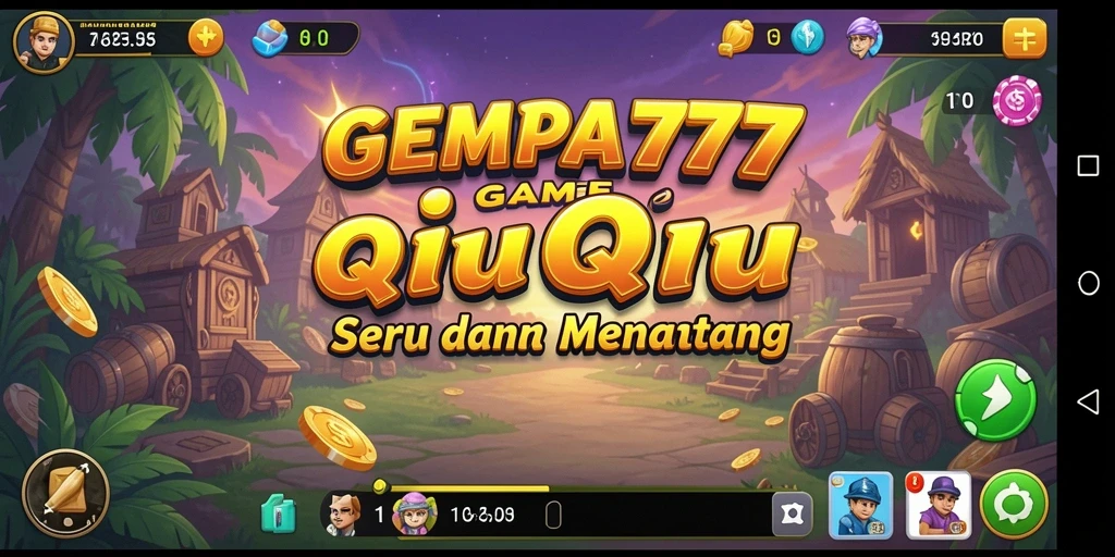 Tampilan gameplay seru dalam GEMPA777 QiuQiu.