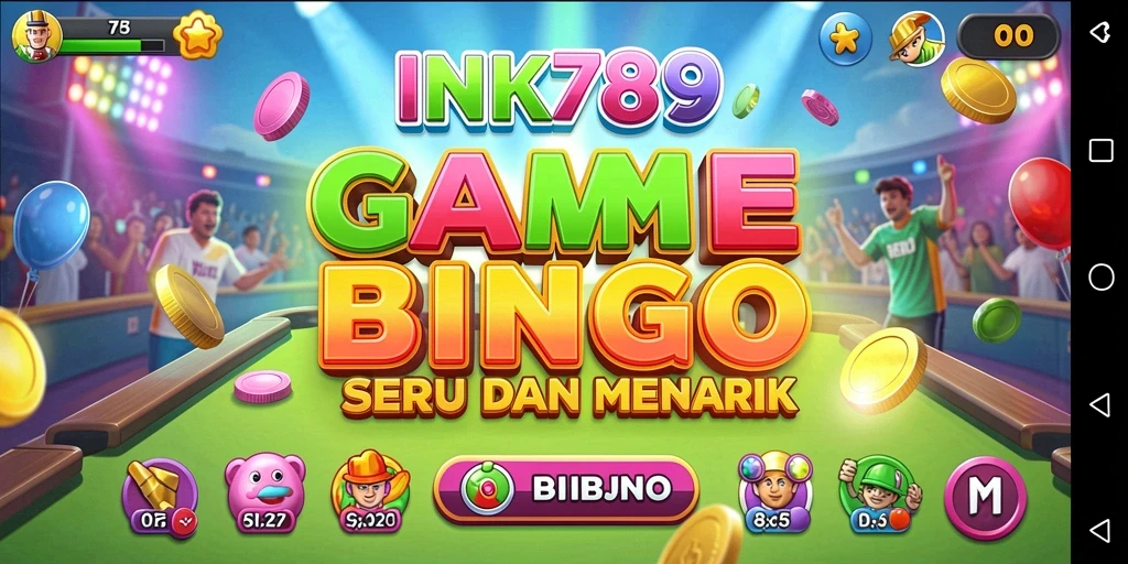Tampilan gameplay Bingo yang menarik dan interaktif.