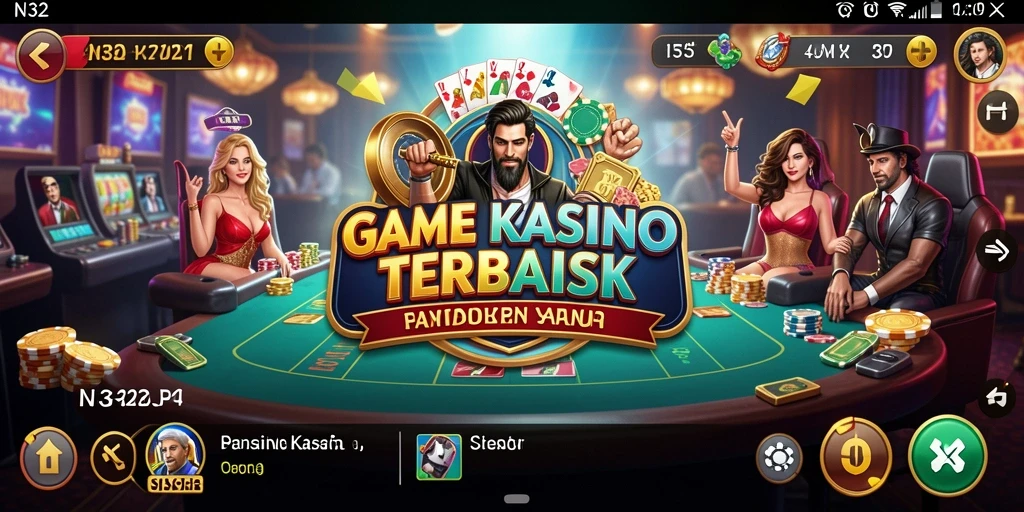 Screenshot N32 menampilkan aksi seru permainan kasino online.