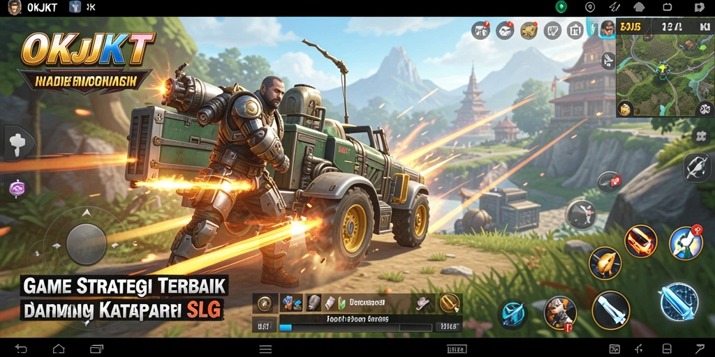 Tampilan gameplay menarik dari OKJKT yang menunjukkan strategi mulus.