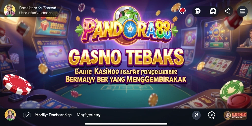 Screenshot PANDORA88 menampilkan pengalaman bermain Kasino yang mendebarkan.