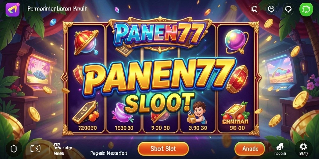 Tampilan permainan slot seru dari PANEN77 dengan berbagai fitur menarik.
