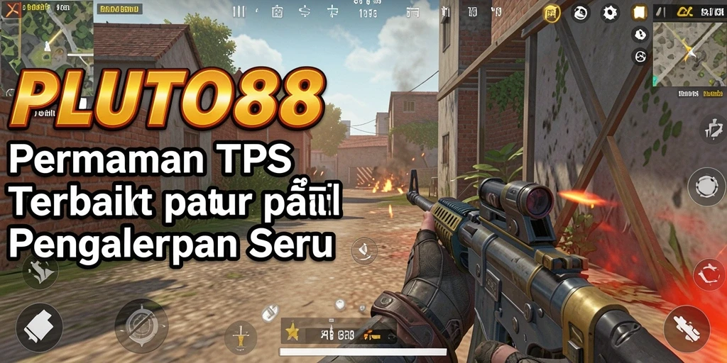 Tampilan seru dari gameplay TPS di PLUTO88 yang penuh aksi.