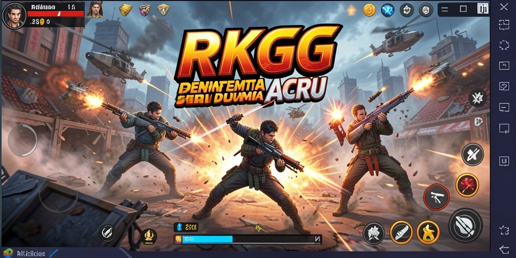 Tampilan gameplay RKGG yang menegangkan dan dinamis.