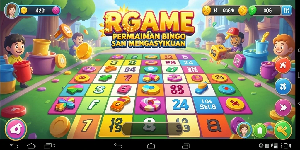 Gameplay RPGAME yang menarik dan seru dalam permainan Bingo.