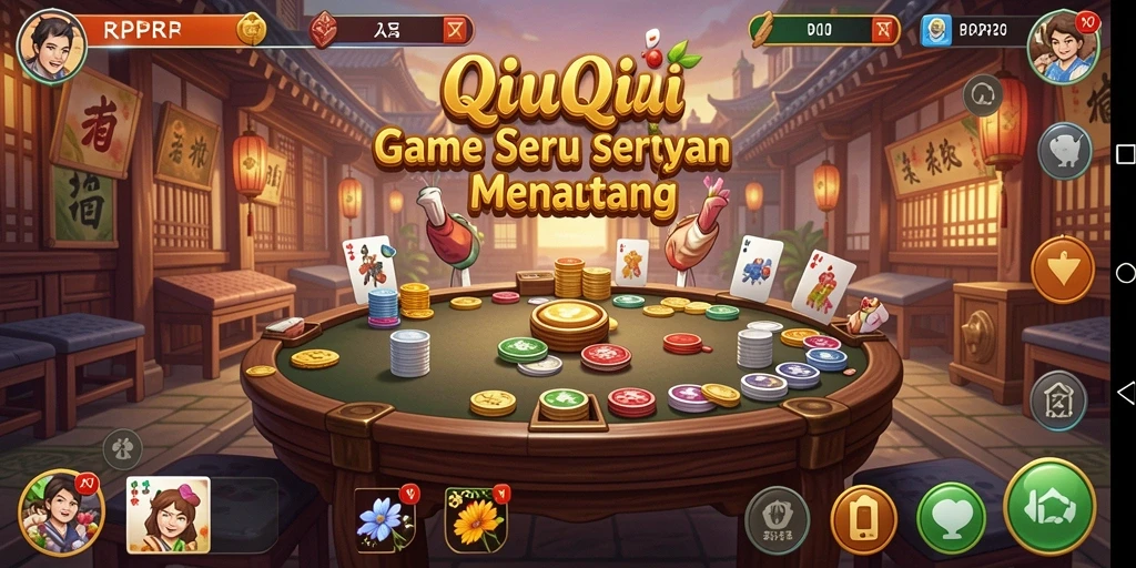 Tampilan gameplay QiuQiu yang seru dan menarik dari RPRR.