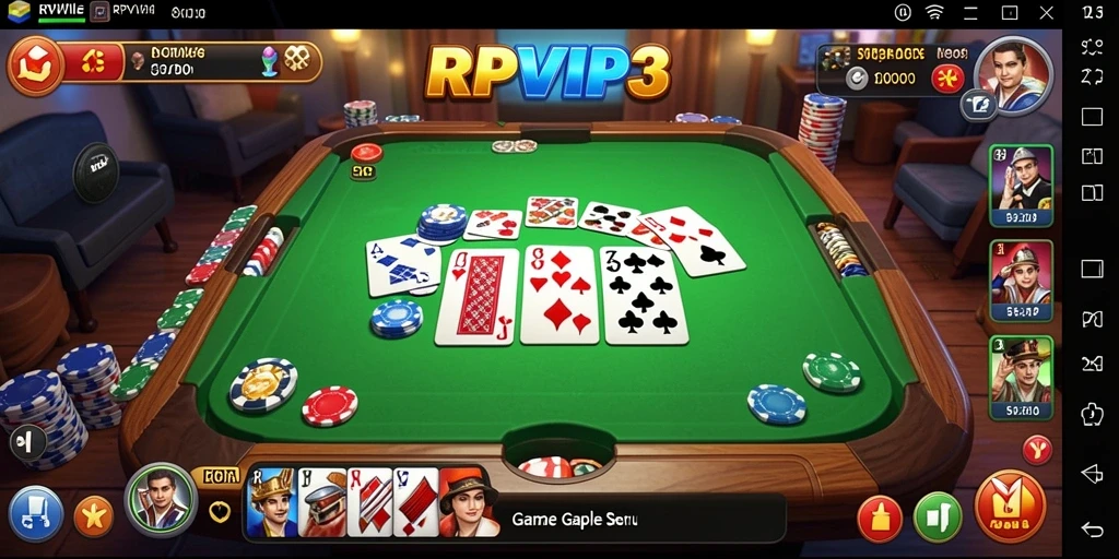 Tampilan gameplay seru dari RPVIP3 yang menggairahkan.