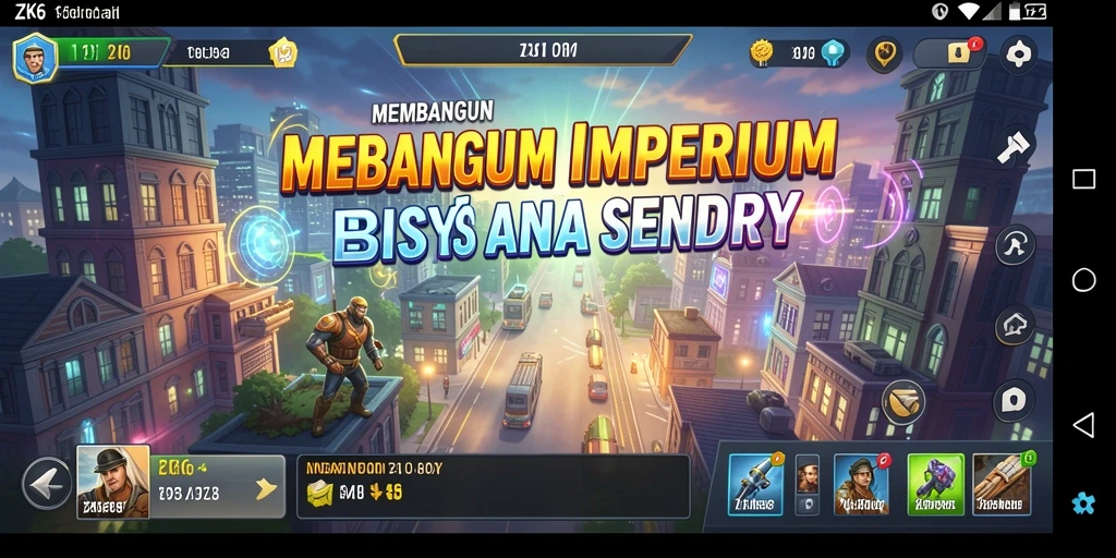 Screenshot dari gameplay ZK6 menampilkan strategi bisnis yang menegangkan.